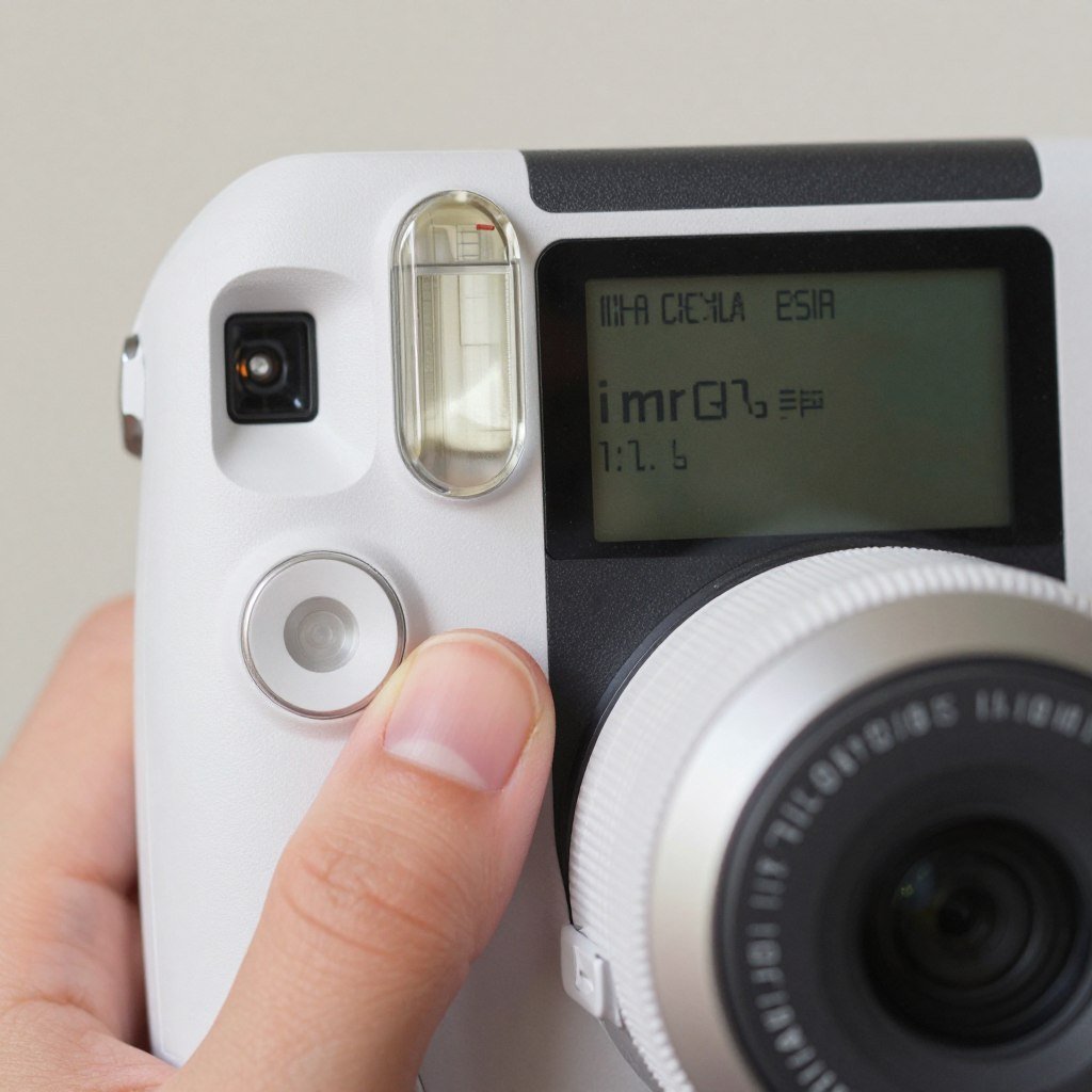 Camera settings for double exposure on instant camera Camera settings for double exposure on instant camera
