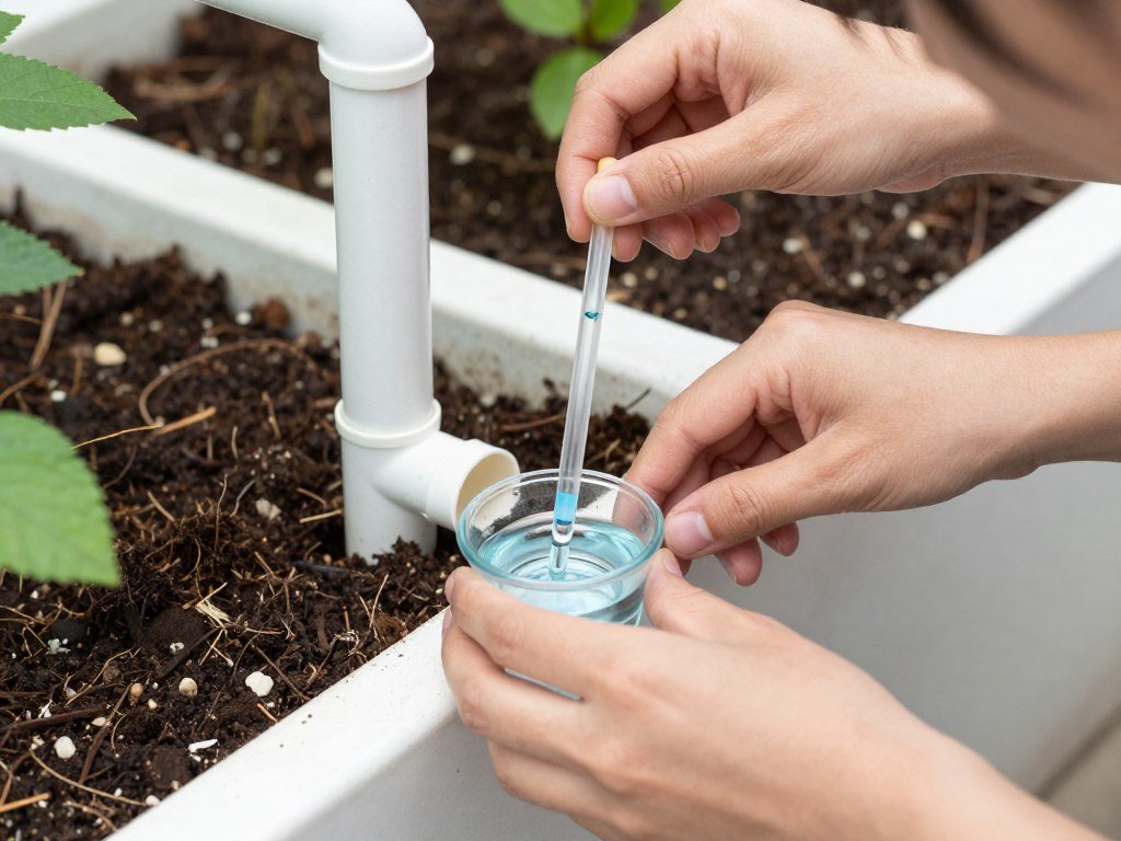 Checking and maintaining a DIY self watering planter system