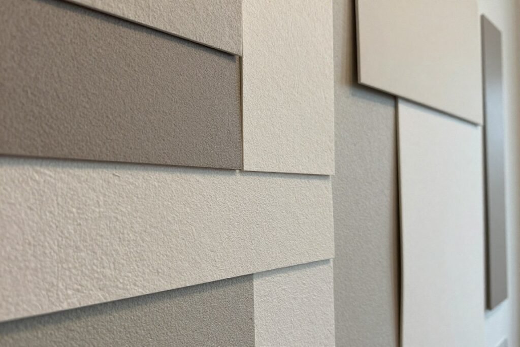 Close-up of backdrop decoration showing texture and dimensional elements