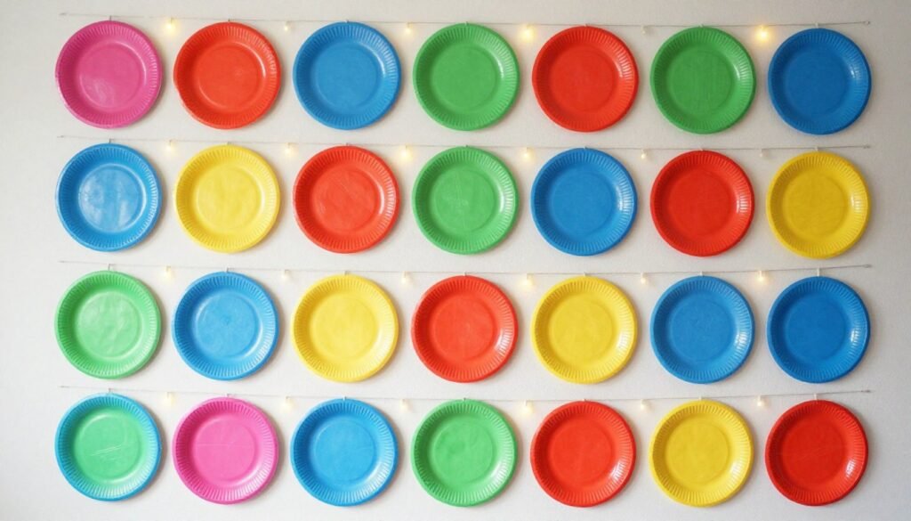 Creative low-cost backdrop made with repurposed materials Creative low-cost backdrop made with repurposed materials