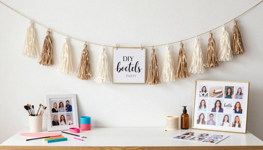 DIY bachelorette decor projects in progress and completed DIY bachelorette decor projects in progress and completed