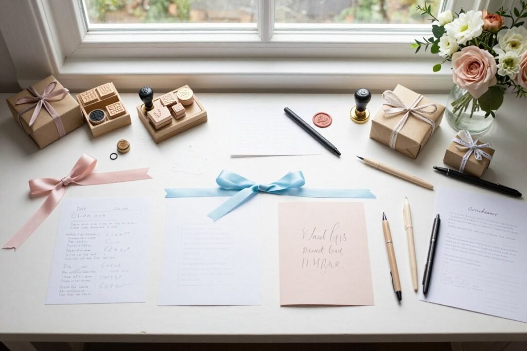 DIY bridesmaid proposal crafting supplies