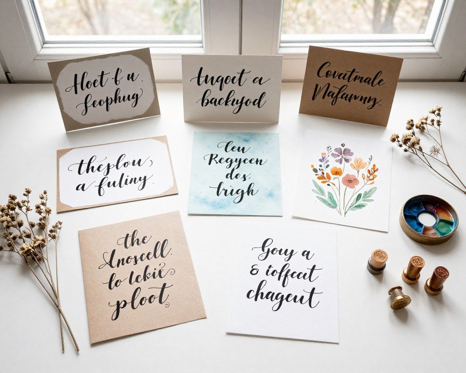 DIY engagement announcement ideas with handmade elements