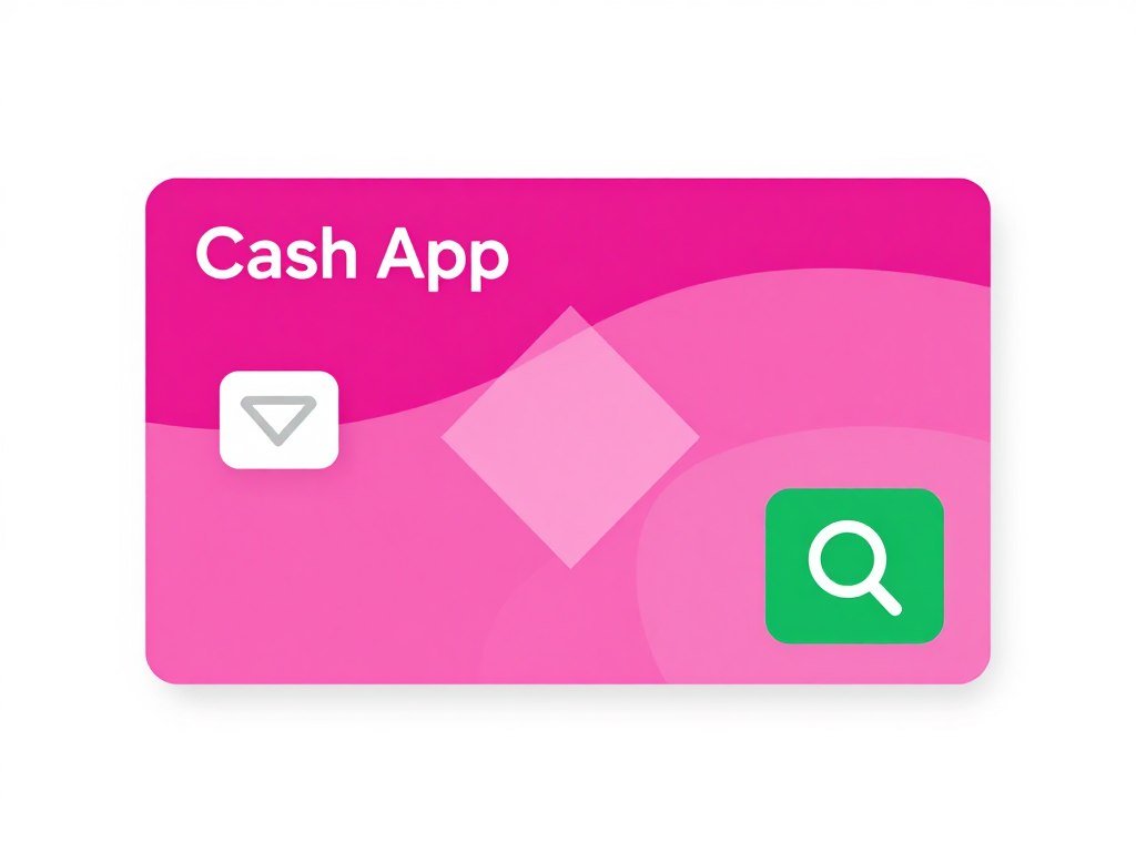 Diagram showing best placement zones on pink cashapp card