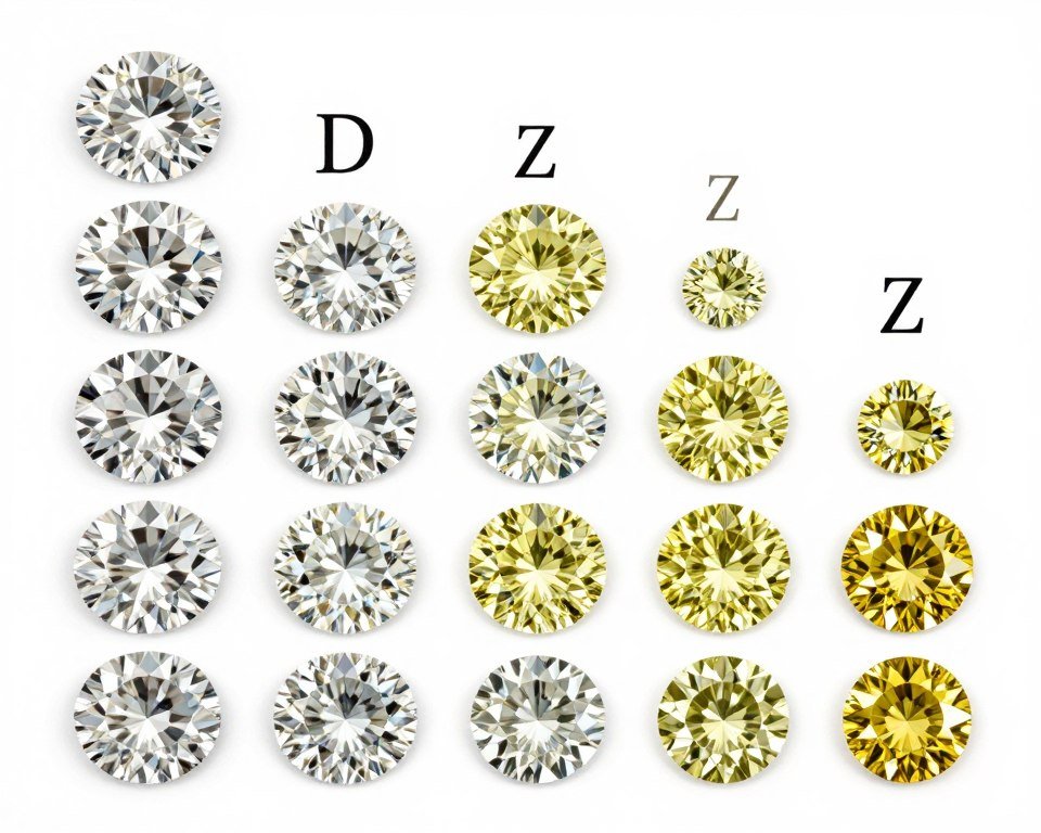 Diamond color scale comparison Diamond color scale comparison