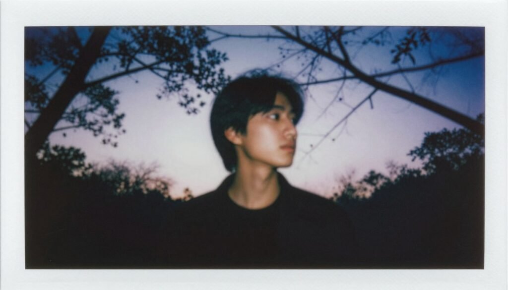 Double exposure effect on polaroid instant photo Double exposure effect on polaroid instant photo