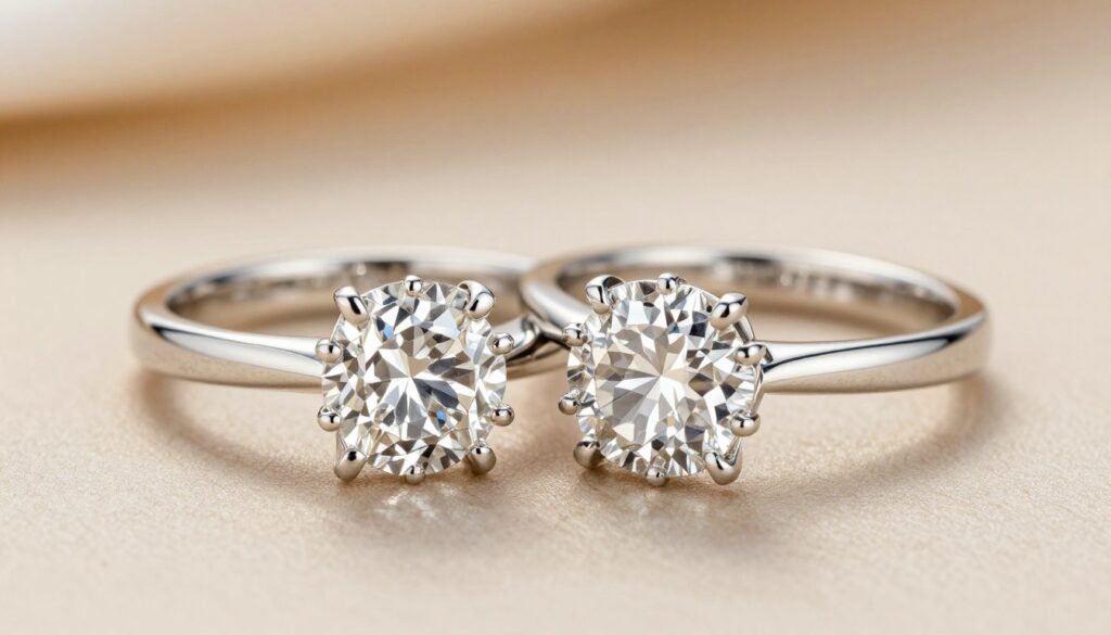 European engagement ring tradition with matching set European engagement ring tradition with matching set