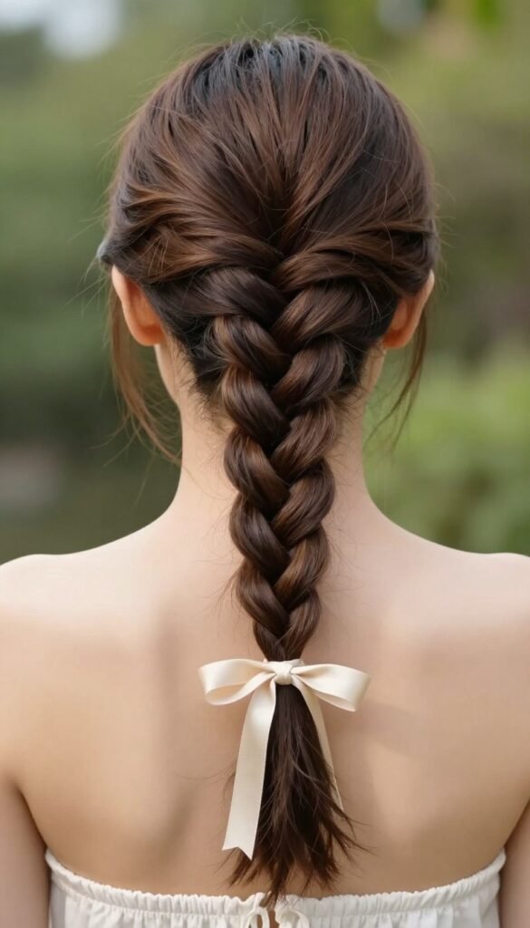 French braid hairstyle tutorial