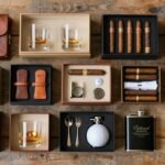 Groomsmen Gift Box Ideas: Thoughtful Sets Your Wedding Party Will Love Groomsmen gift box ideas displayed with various themed collections including whiskey glasses, personalized items, and outdoor gear
