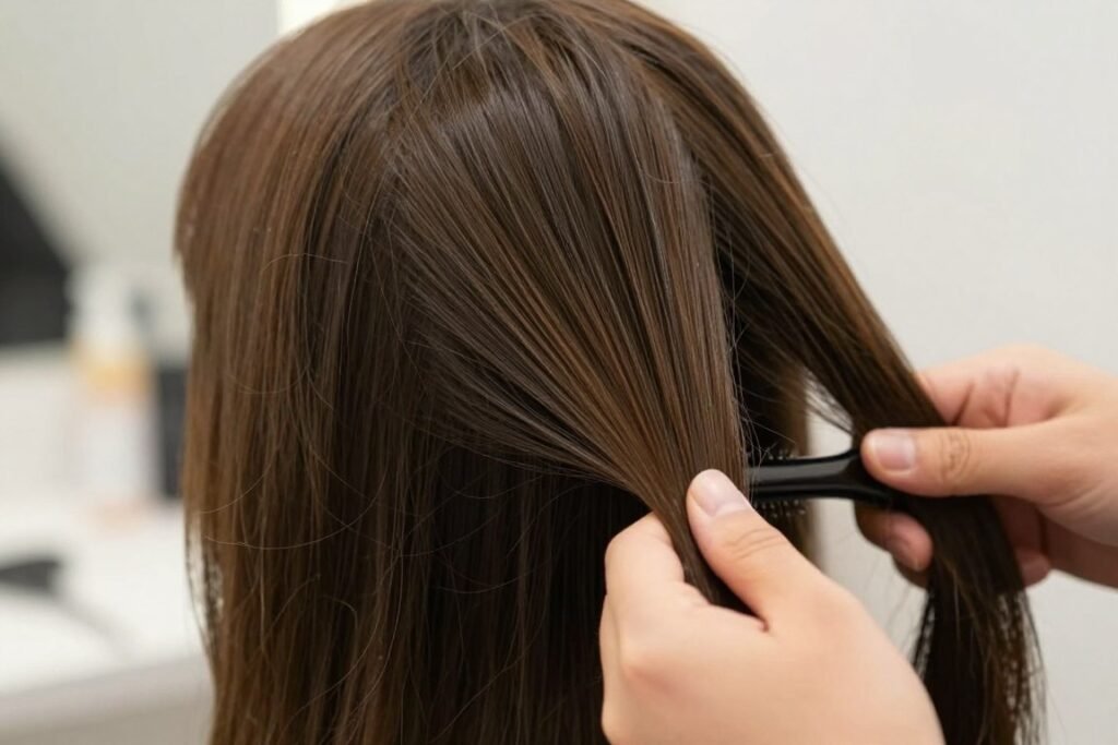 Hair preparation for styling