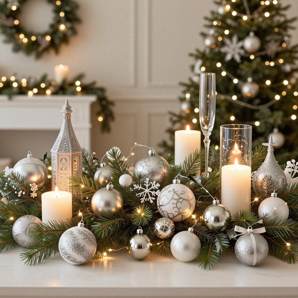 Holiday-themed decorative items Holiday-themed decorative items