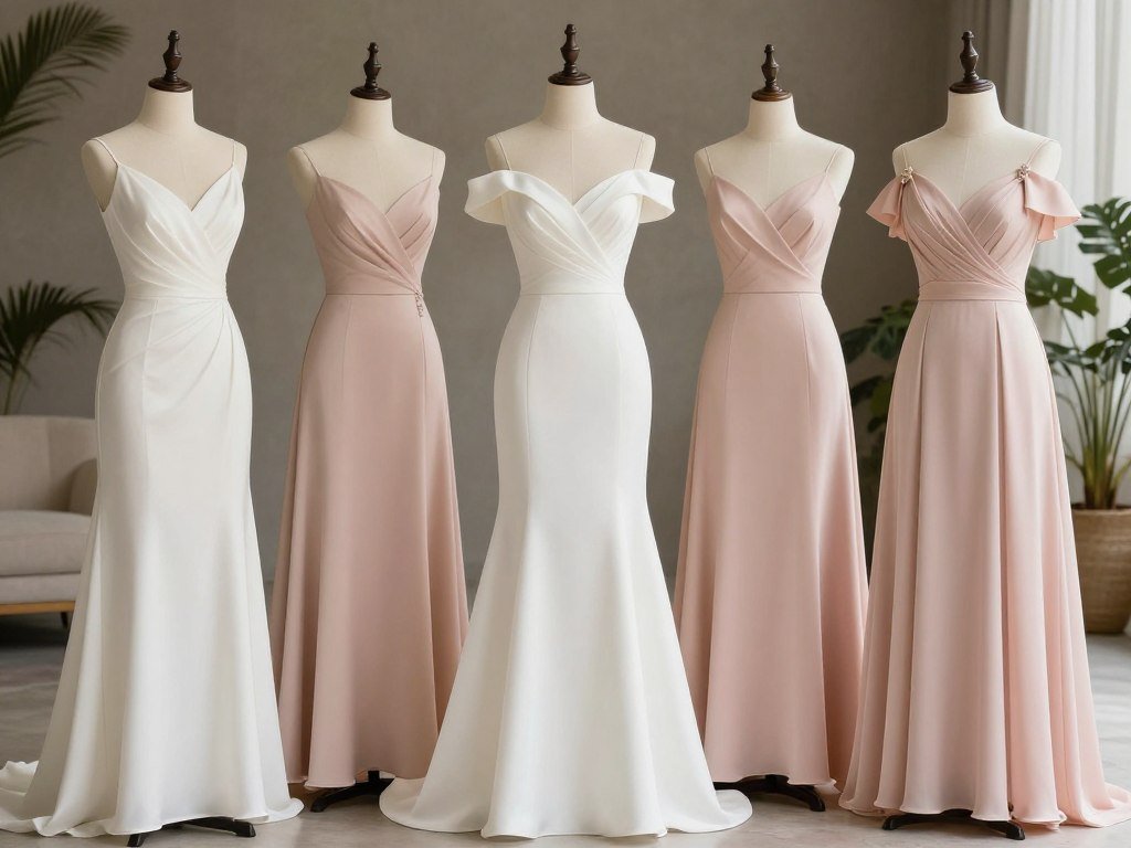 Luxury bridesmaid dress spring designer style