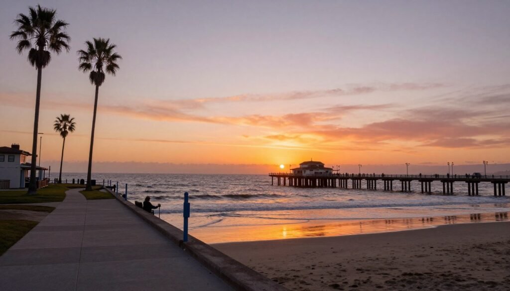 Orange County beach date location