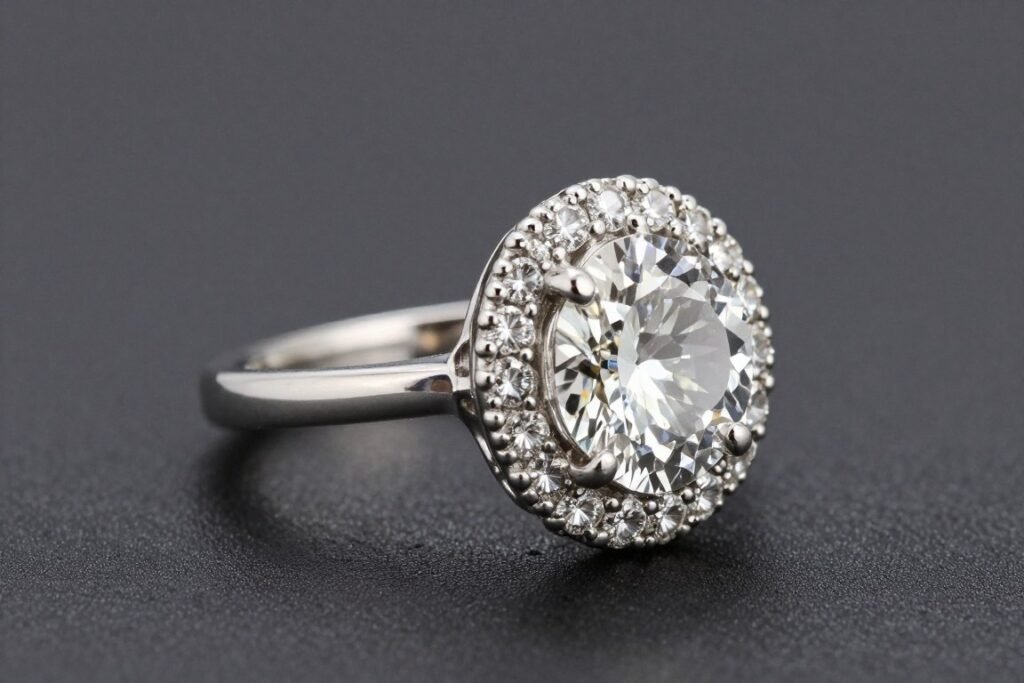 Pavé setting showing small diamonds creating sparkle Pavé setting showing small diamonds creating sparkle