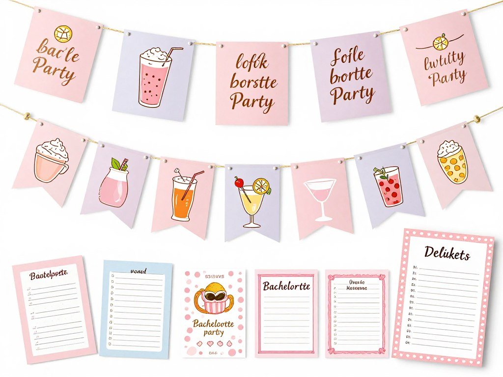 Printable bachelorette party decorations and signs Printable bachelorette party decorations and signs
