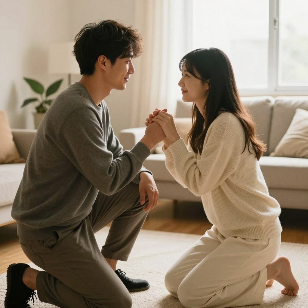 Private intimate proposal setting Private intimate proposal setting