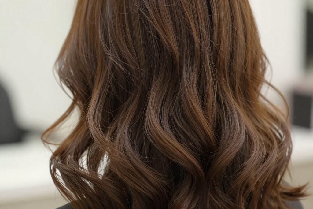 Romantic loose waves hairstyle