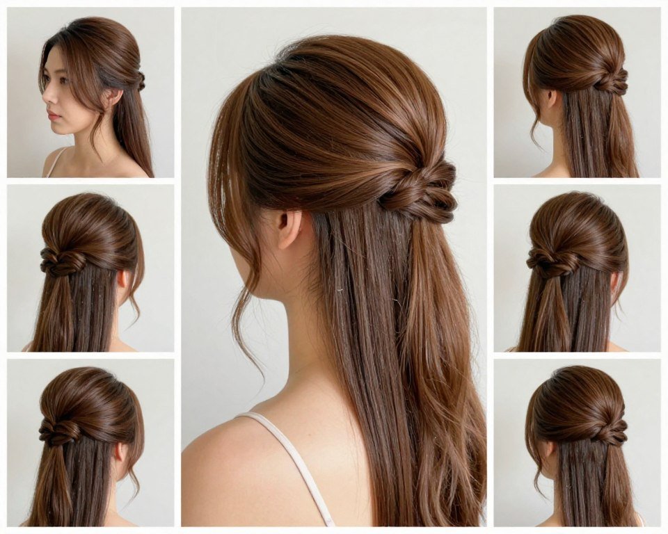 Sleek natural hair bridesmaid hairstyle with smooth finish Sleek natural hair bridesmaid hairstyle with smooth finish