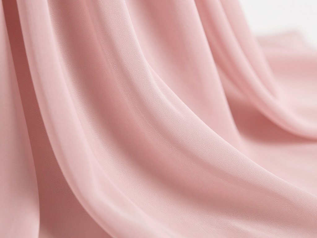 Spring bridesmaid dress fabric detail showing lightweight material