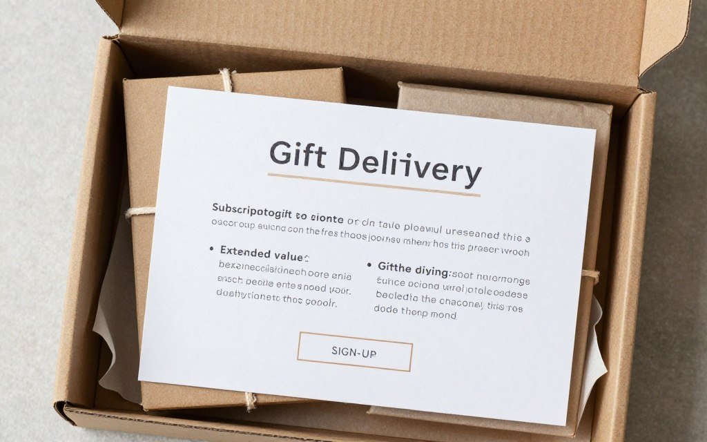 Subscription box groomsmen gift concept