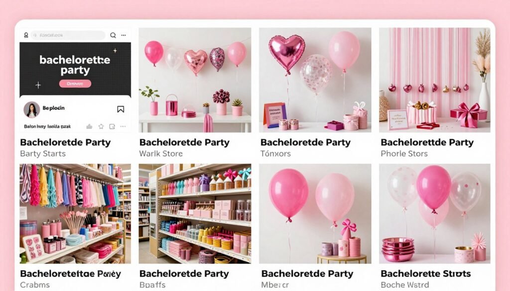 Various bachelorette decor shopping options from online to in-store Various bachelorette decor shopping options from online to in-store