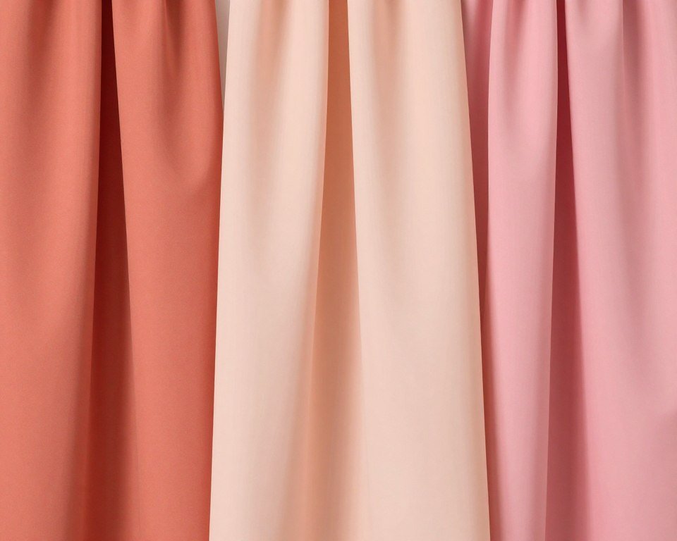 Wedding decoration with analogous color scheme in warm tones