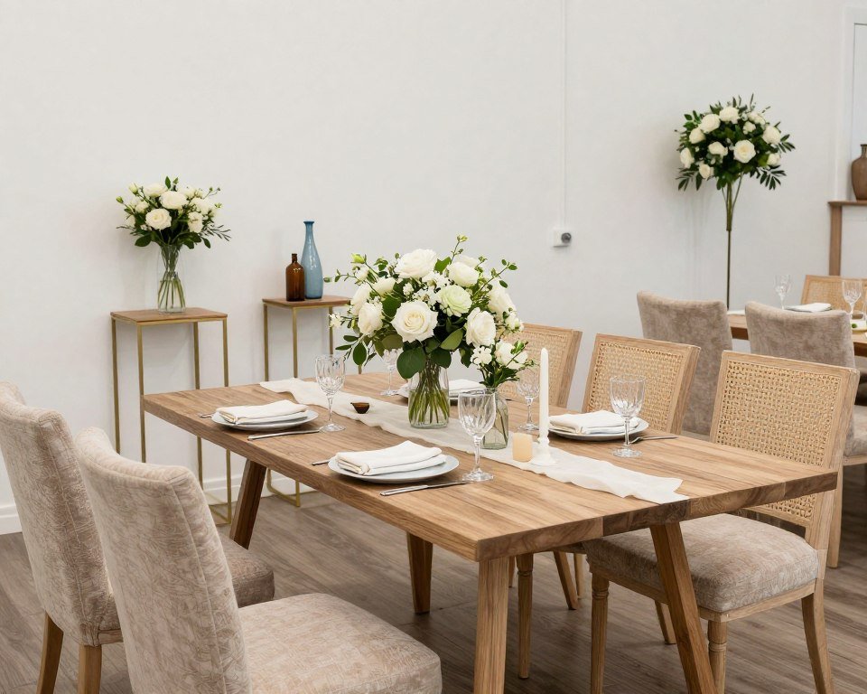 Wedding decorations using rental items and budget-friendly options