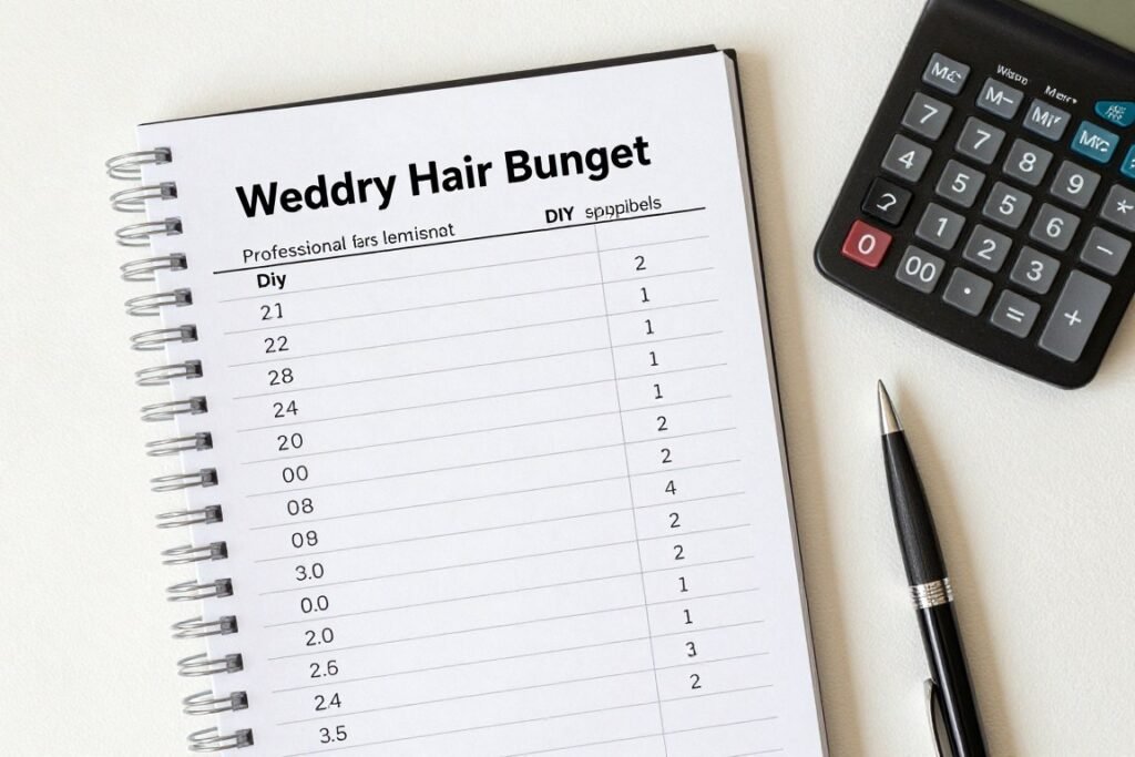 Wedding hair styling cost breakdown