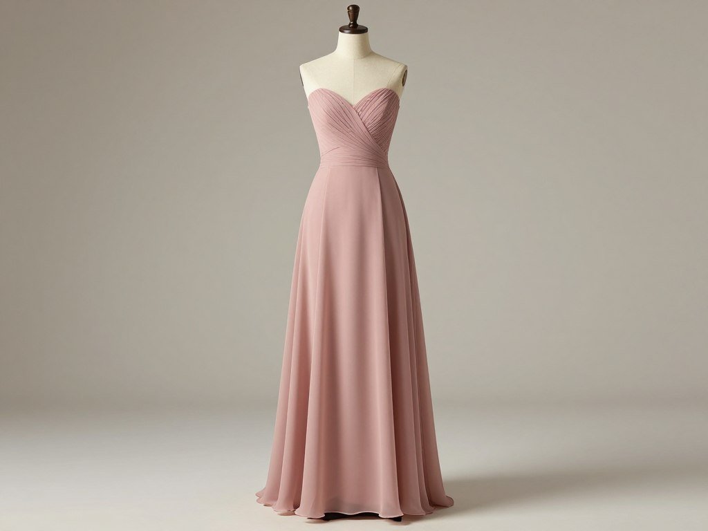 a-line bridesmaid dress floor length