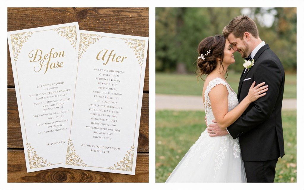 affordable DIY wedding program materials and final results affordable DIY wedding program materials and final results