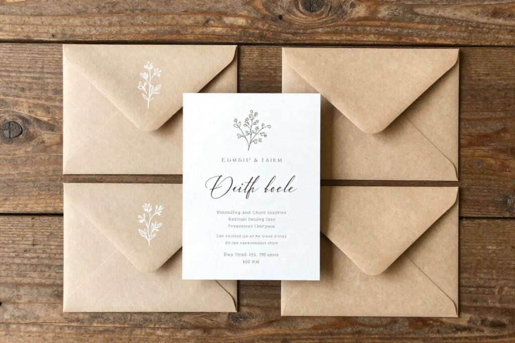affordable wedding invitations DIY printed budget ideas
