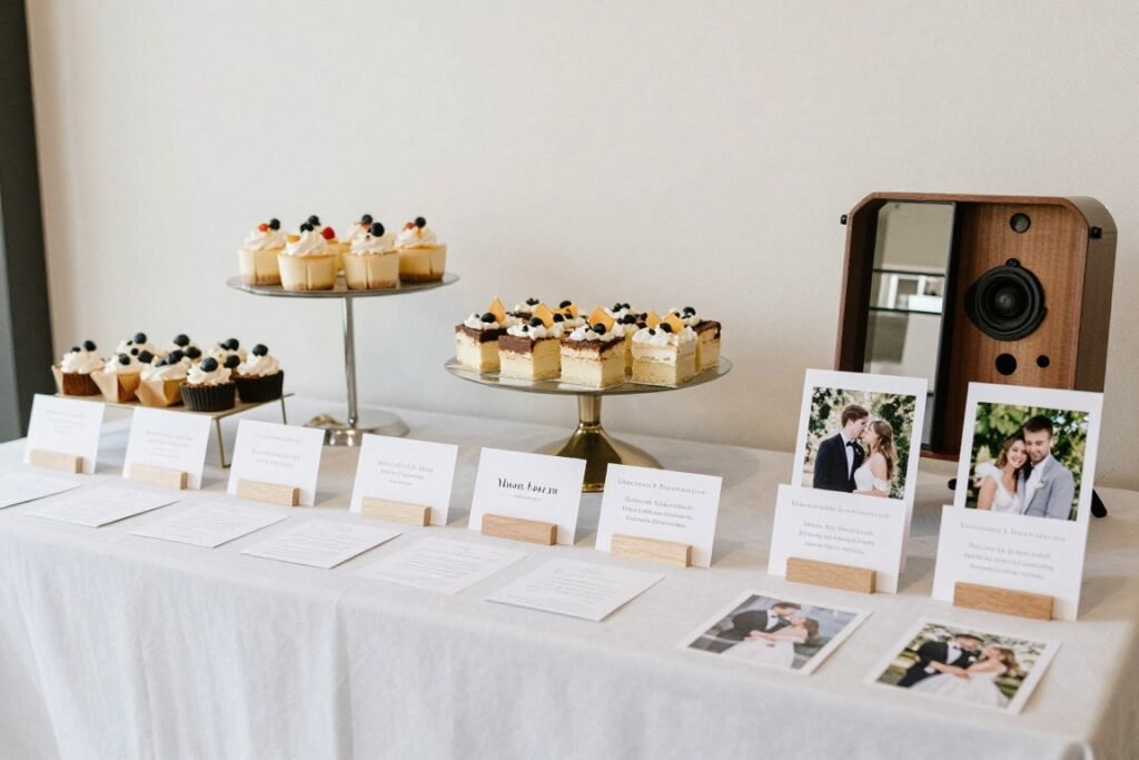 alternative wedding favor ideas including experiential elements and non-traditional options