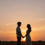 anniversary photo shoot ideas for couples at sunset