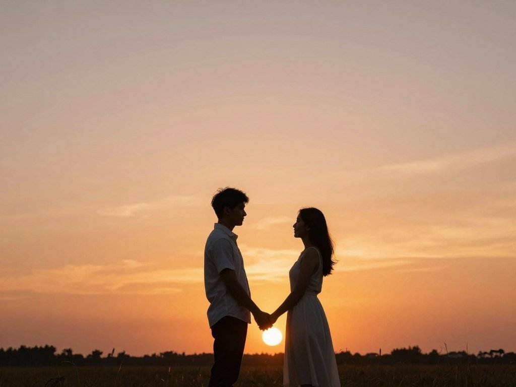anniversary photo shoot ideas for couples at sunset