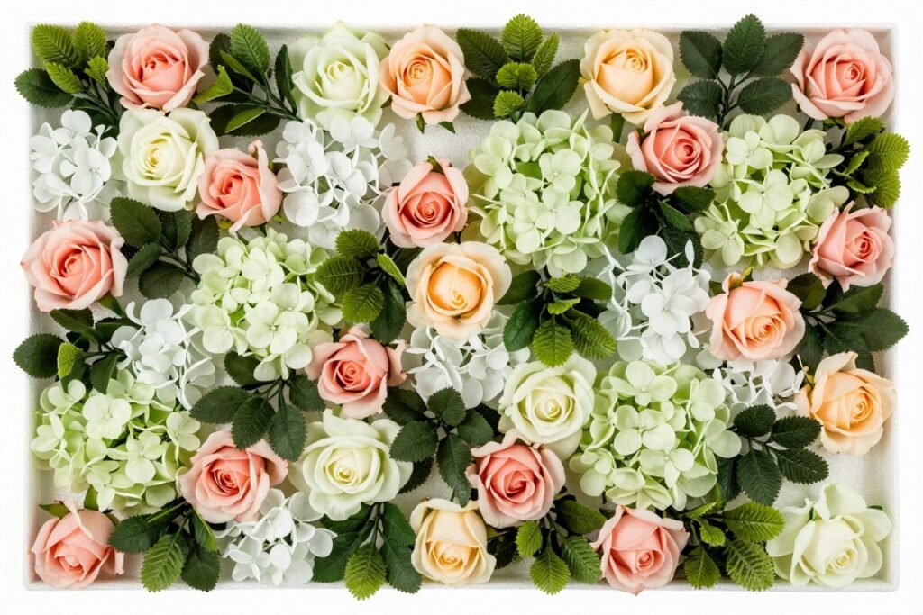 artificial flower wall panel for photo backdrop artificial flower wall panel for photo backdrop