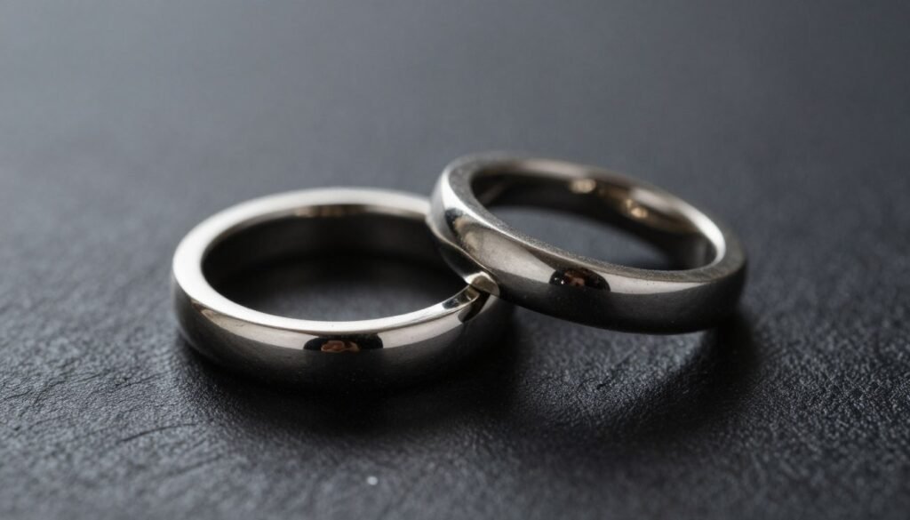 asymmetrical ring stack with varied placement
