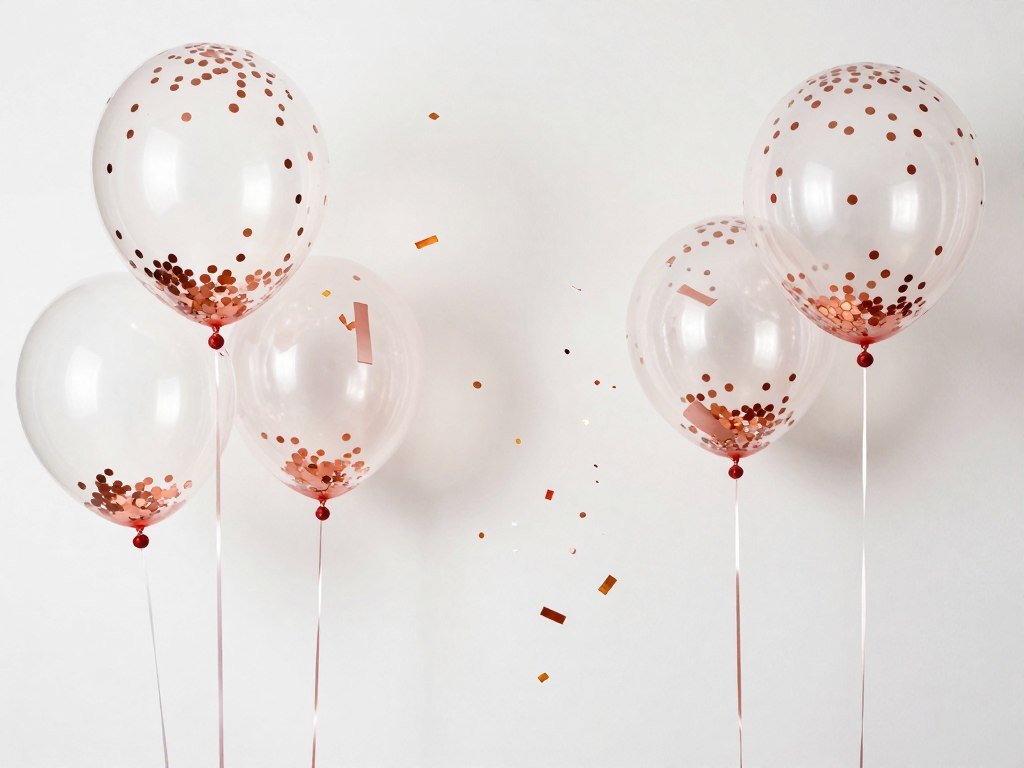 balloon pop bridesmaid proposal with confetti