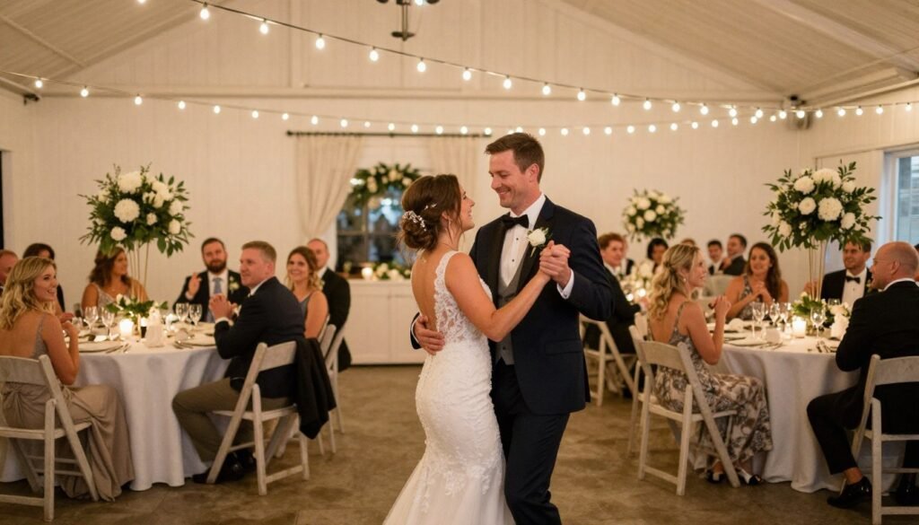beautiful budget wedding celebration happy couple guests