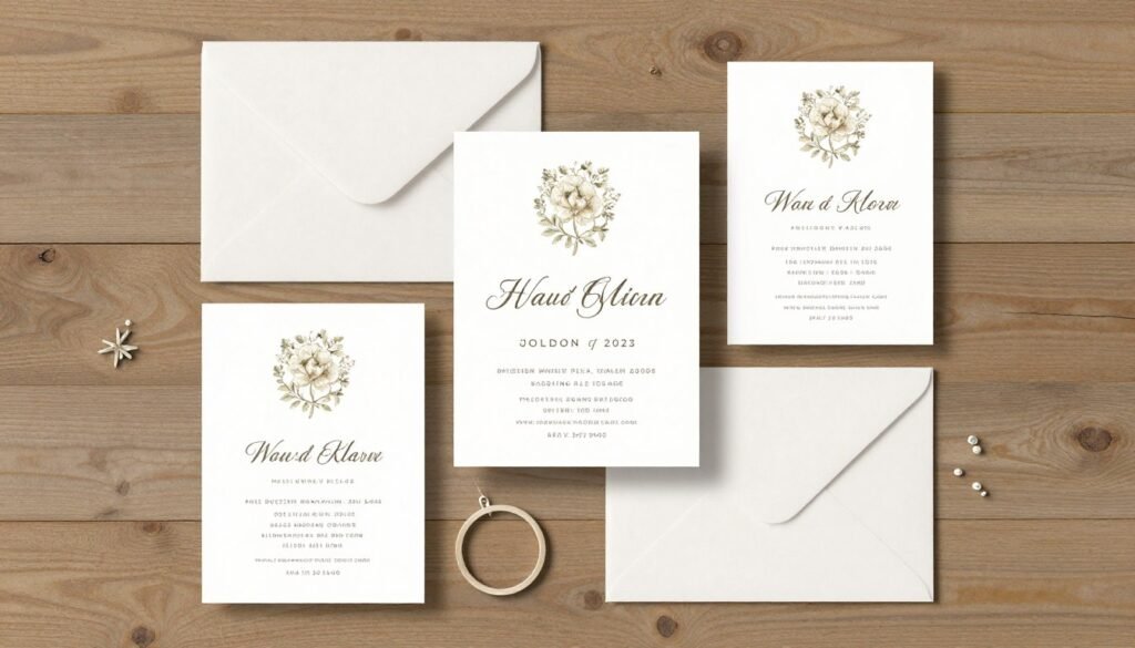 beautiful complete wedding invitation suite display beautiful complete wedding invitation suite display