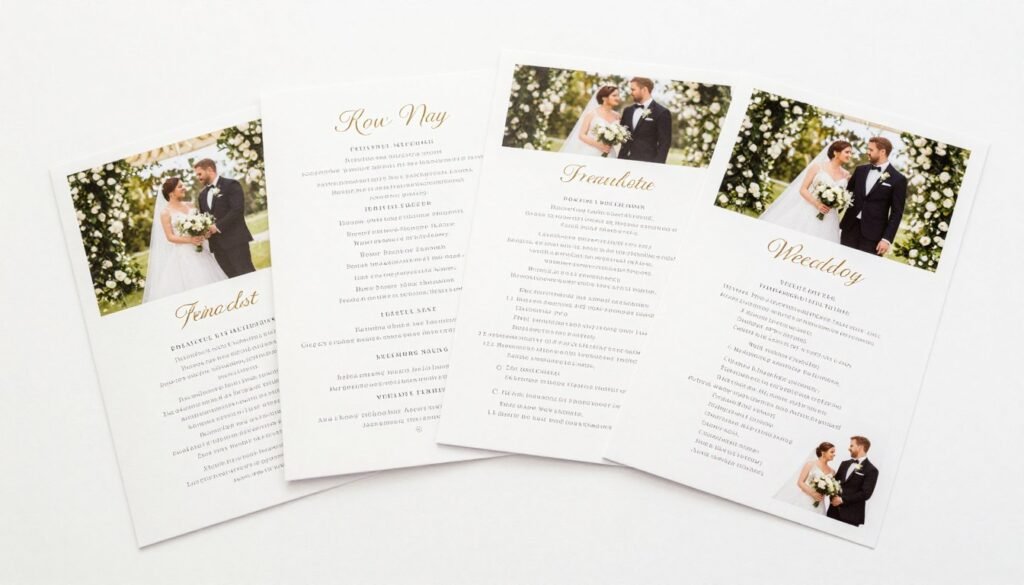 beautiful complete wedding program example beautiful complete wedding program example