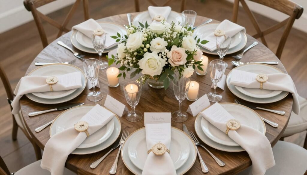 beautifully decorated bridal shower table with elegant place settings beautifully decorated bridal shower table with elegant place settings