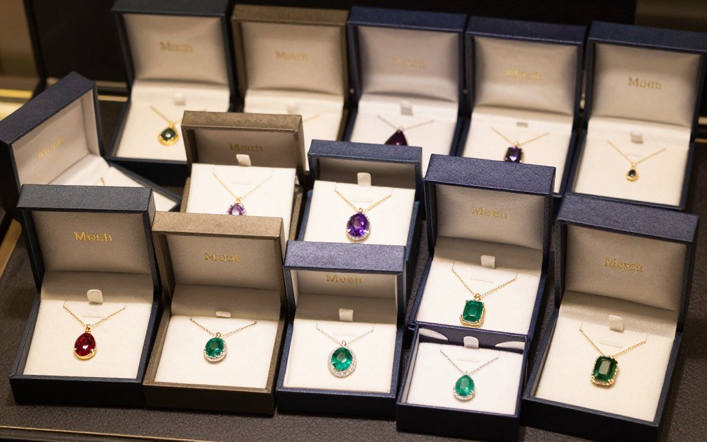 birthstone jewelry bridesmaid proposal boxes