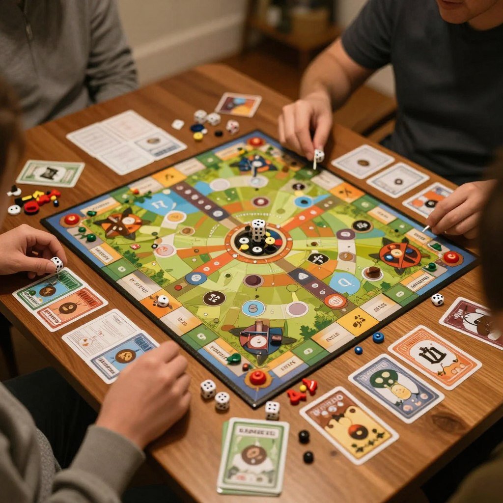 board games setup for couples date night