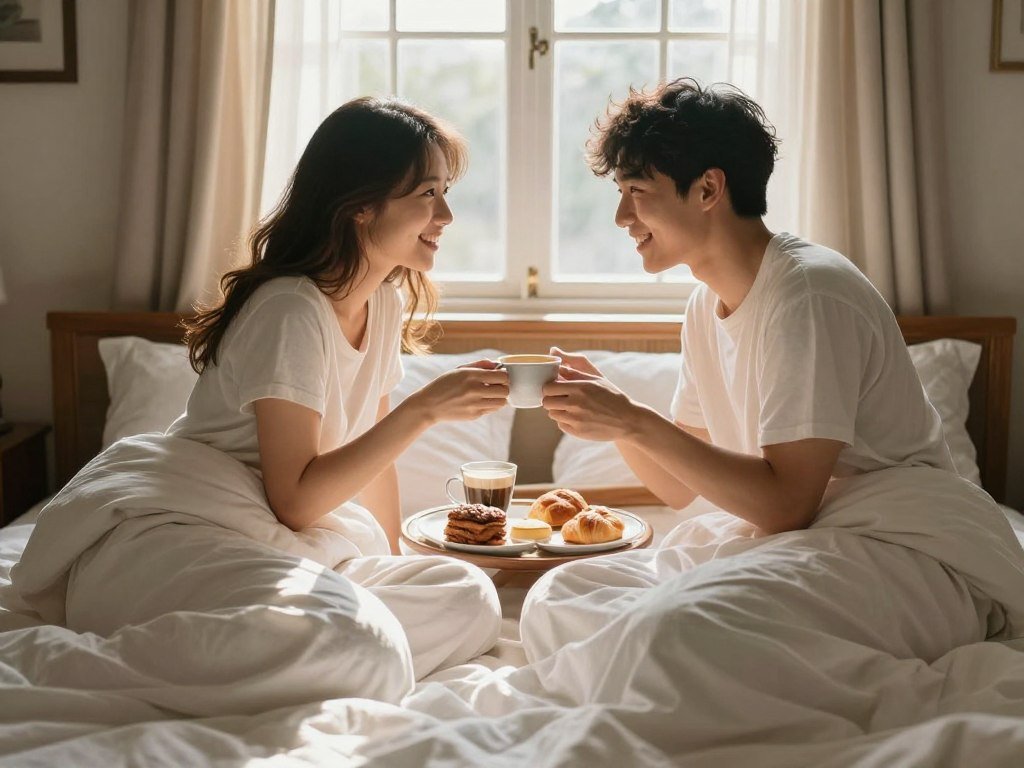 breakfast in bed anniversary ideas