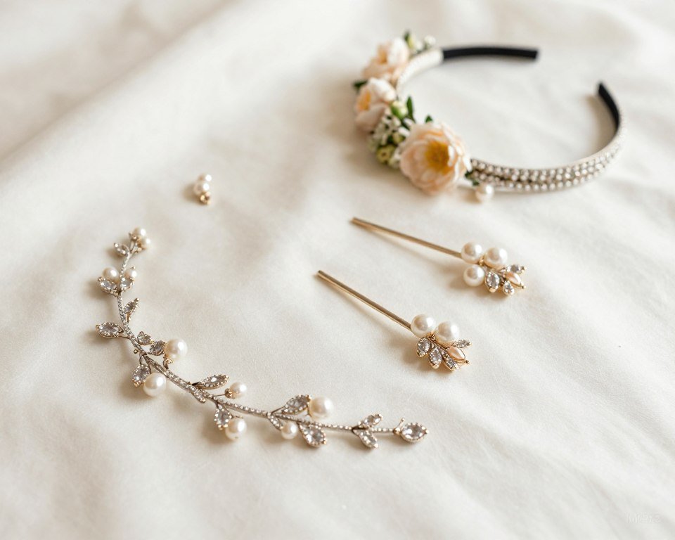 bridal hair accessories and hair jewelry