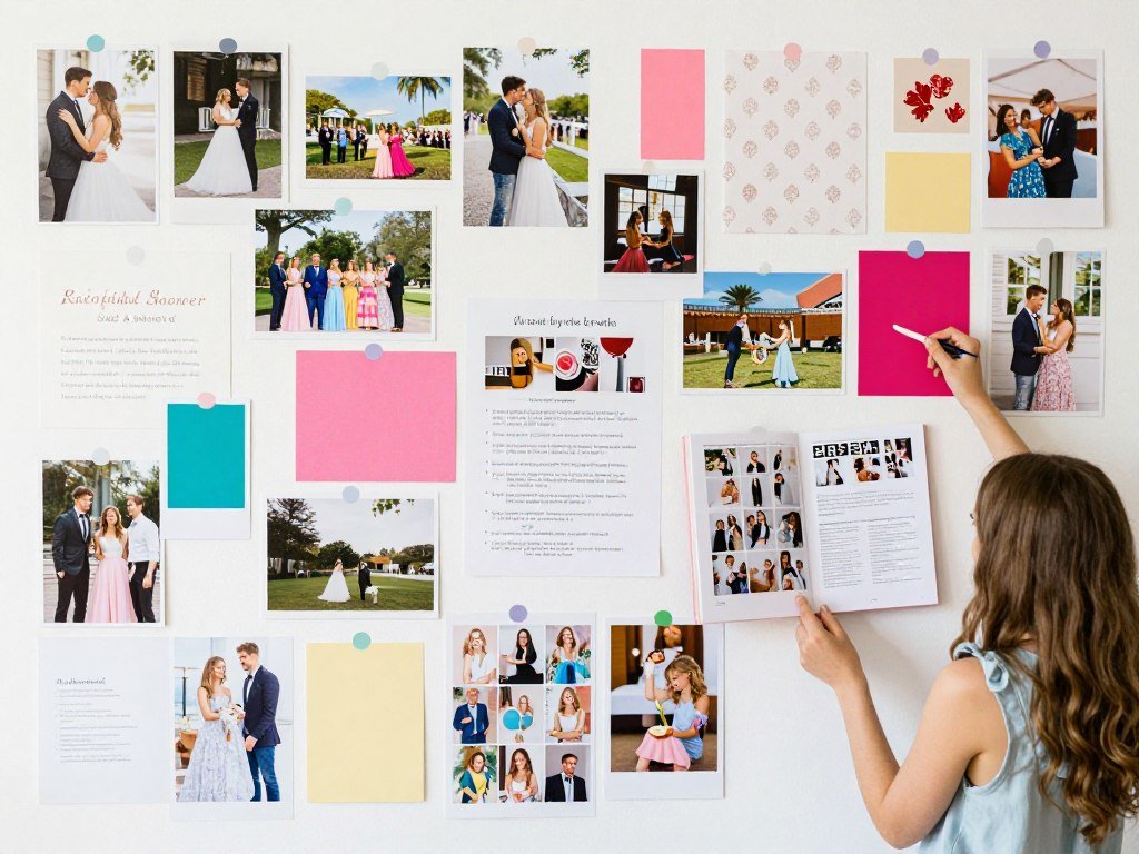 bridal party event planning mood board
