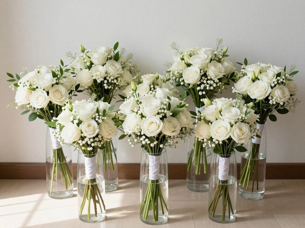 bridesmaid bouquets stored properly in water bridesmaid bouquets stored properly in water