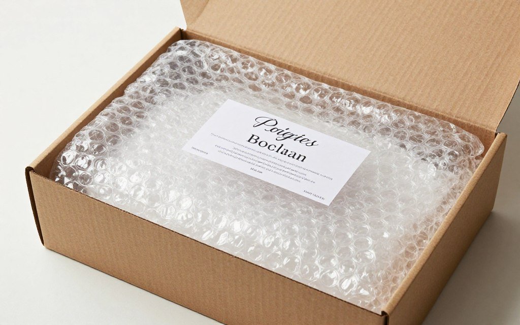 bridesmaid box properly packaged for shipping with protective materials