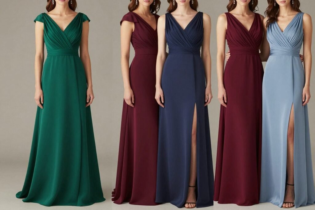 bridesmaid dress colors that photograph well