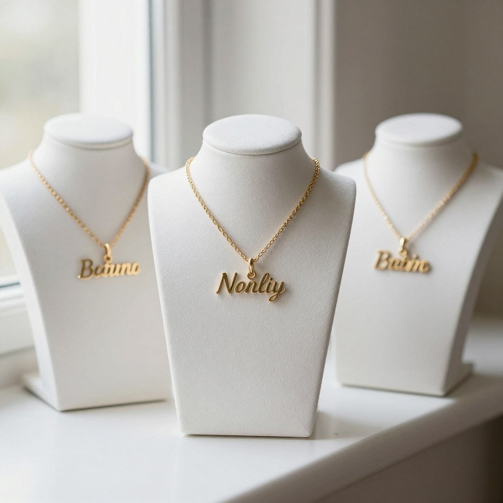 bridesmaid necklaces with name engraving